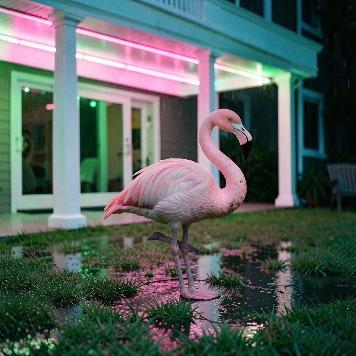 2 Whales Singing to a Plastic Flamingo Poi Head album cover